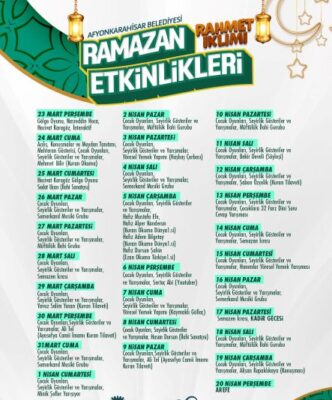 “Ramazan Afyonkarahisar’da yaşanır”