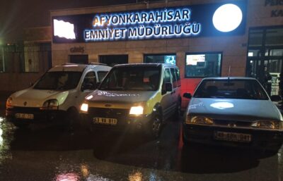 Afyonkarahisar'da araç hırsızlığına karışan 3 zanlı tutuklandı