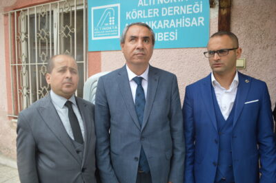 Altınokta Körler Derneği Genel Başkanı Kurtel, Afyonkarahisar'da konuştu: