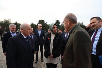 Cumhurbaşkanı Erdoğan ve Bahçeli, Vali Yiğitbaşı ile bir araya geldi