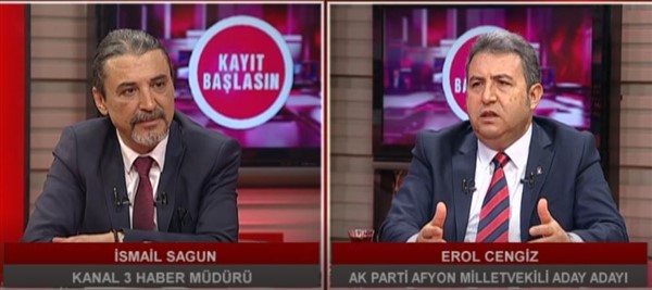 Kanal 3 ekranlarında İsmail