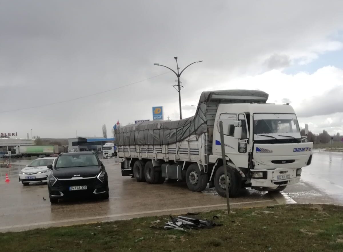 Afyonkarahisar’da meydana gelen trafik