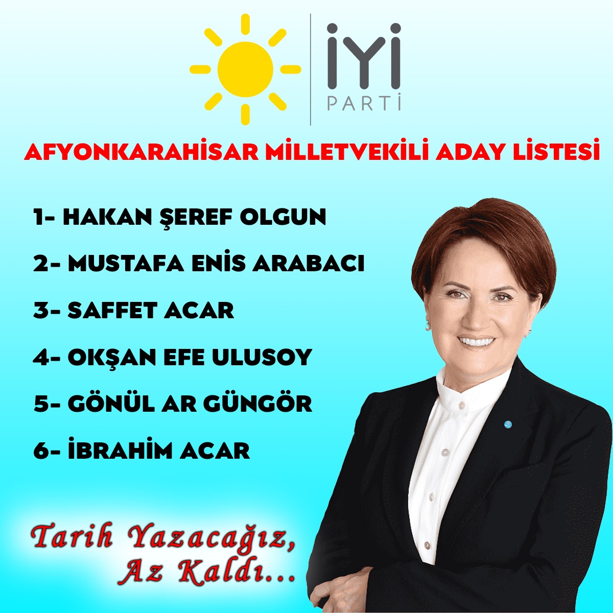 İYİ Parti Afyonkarahisar Milletvekili