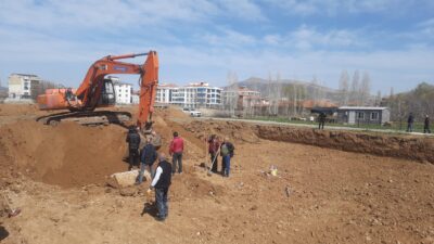 Afyonkarahisar'da temel kazısında lahit bulundu