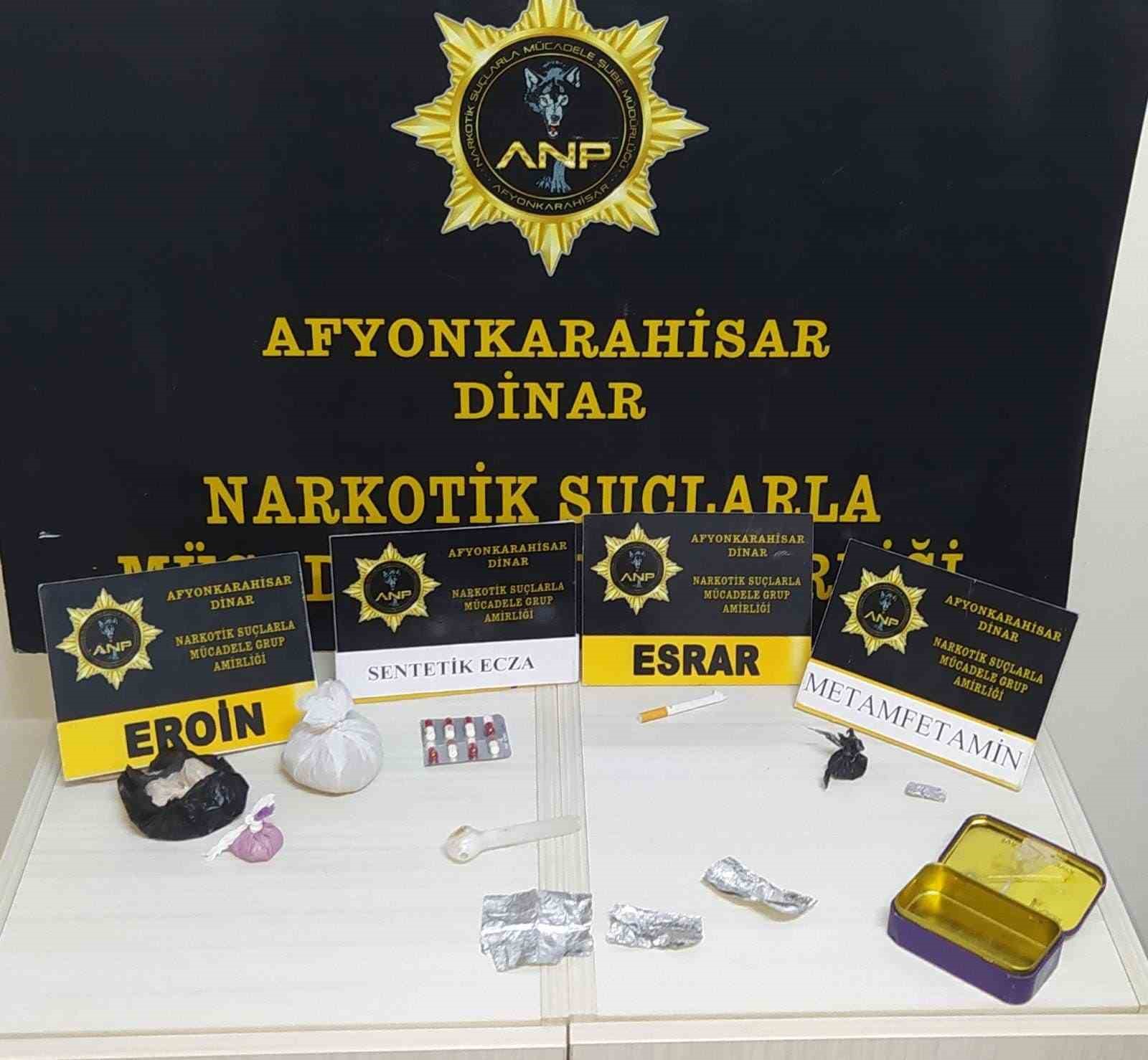 AFYONKARAHİSAR’DA NARKOTİK POLİSLERİ TARAFINDAN