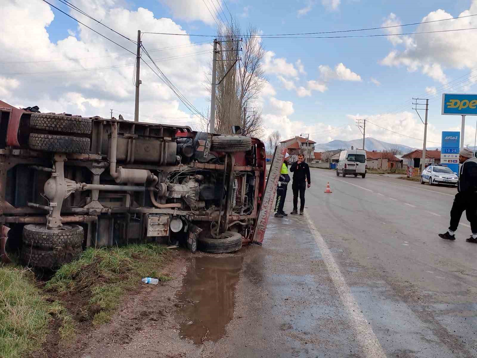 AFYONKARAHİSAR’DA KONTROLDEN ÇIKAN BİR