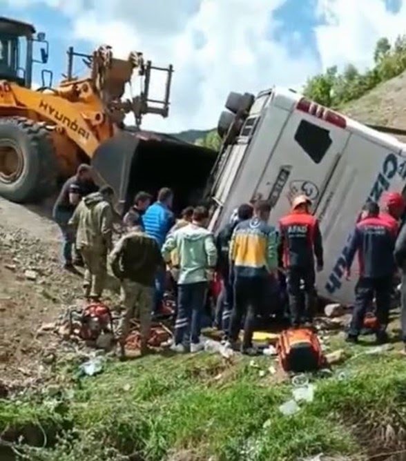 Şırnak’ta gerçekleşen otobüs kazası