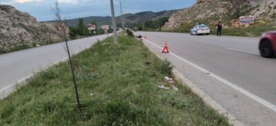 Afyonkarahisar'da bariyerlere çarpan motosikletin sürücüsü öldü