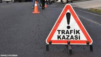 Şarampole girip devrilen otomobilde 4 kişi yaralandı!