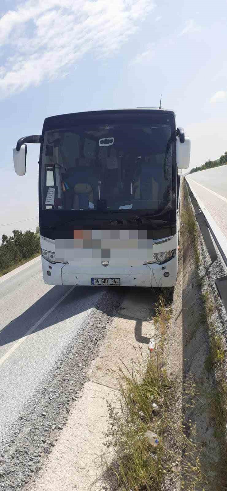 AFYONKARAHİSARA’DA KONTROLDEN ÇIKAN YOLCU