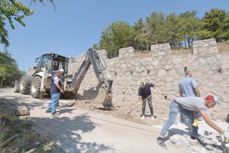 Hisar Mahallesi’ndeki çalışmalar sürüyor