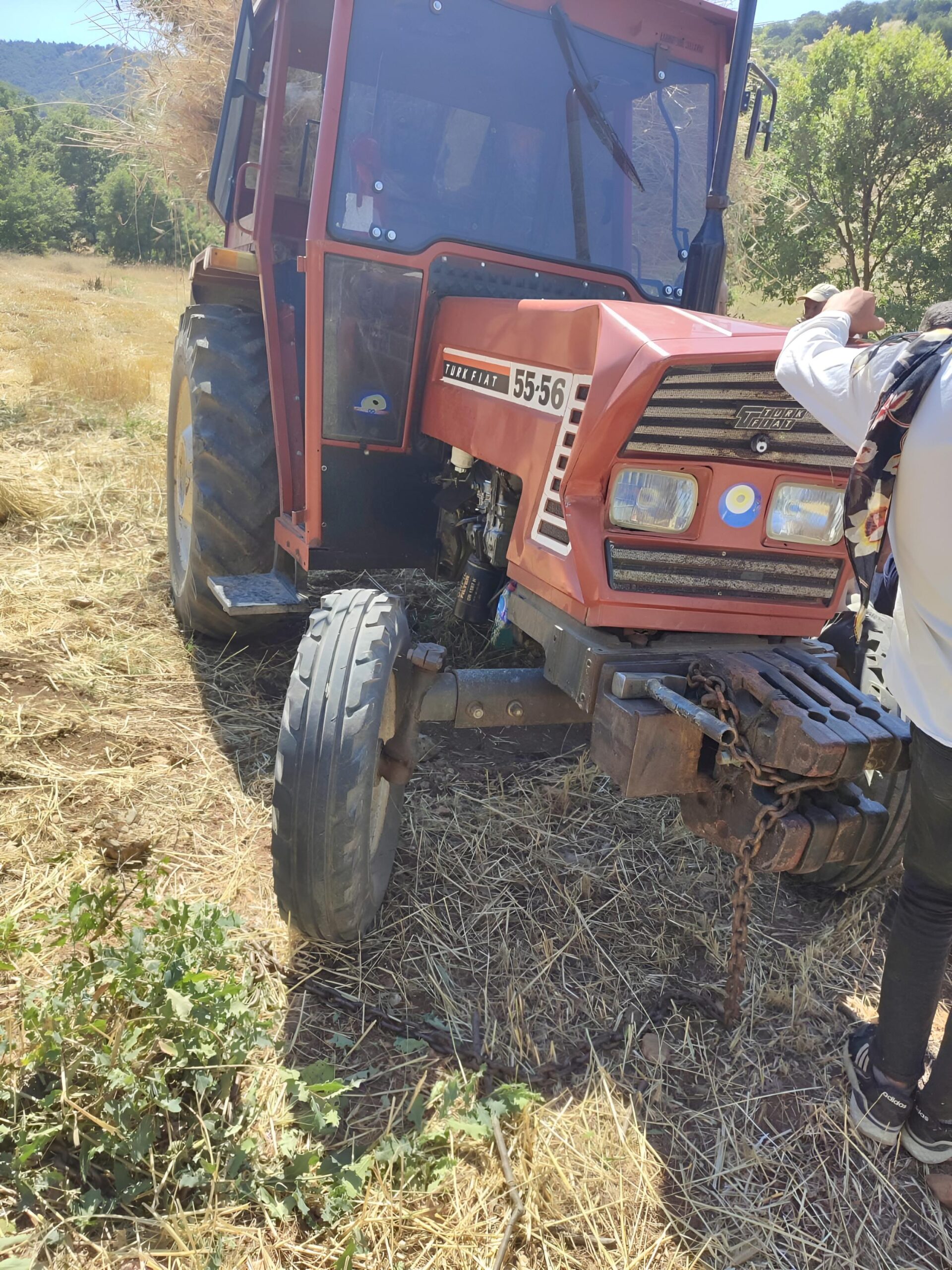 Uşak’ın Banaz ilçesinde tarlaya