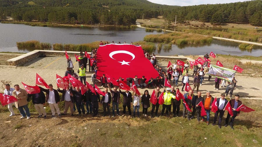 Akdağ’da Cumhuriyetin 100.yılı kutlandı