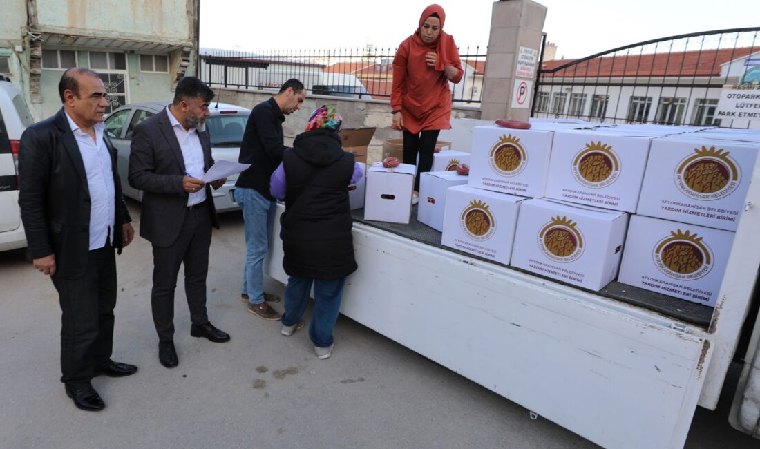 Afyonkarahisar Belediyesi tarafından ihtiyaç