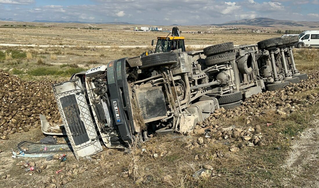 Afyonkarahisar’da belediyenin hafriyat kamyonunun