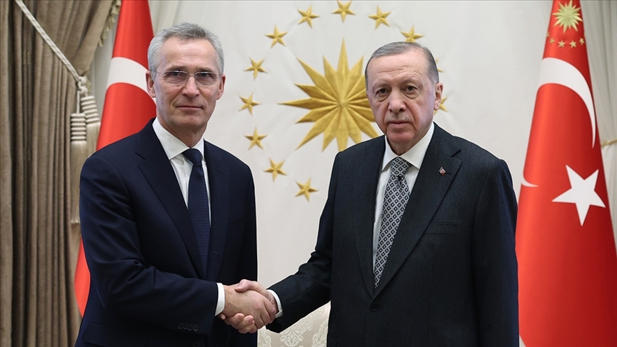 Erdoğan, Stoltenberg ile görüştü