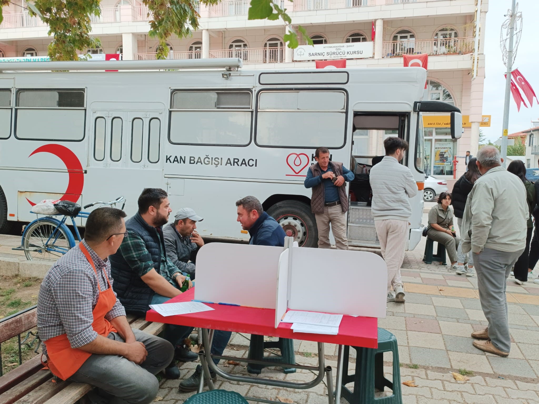 Şuhut’ta kan bağışına yoğun ilgi