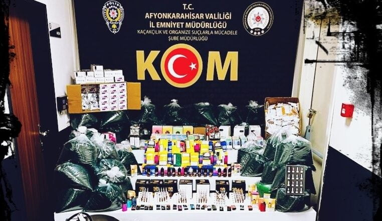 Afyonkarahisar’da kaçak makaron operasyonu