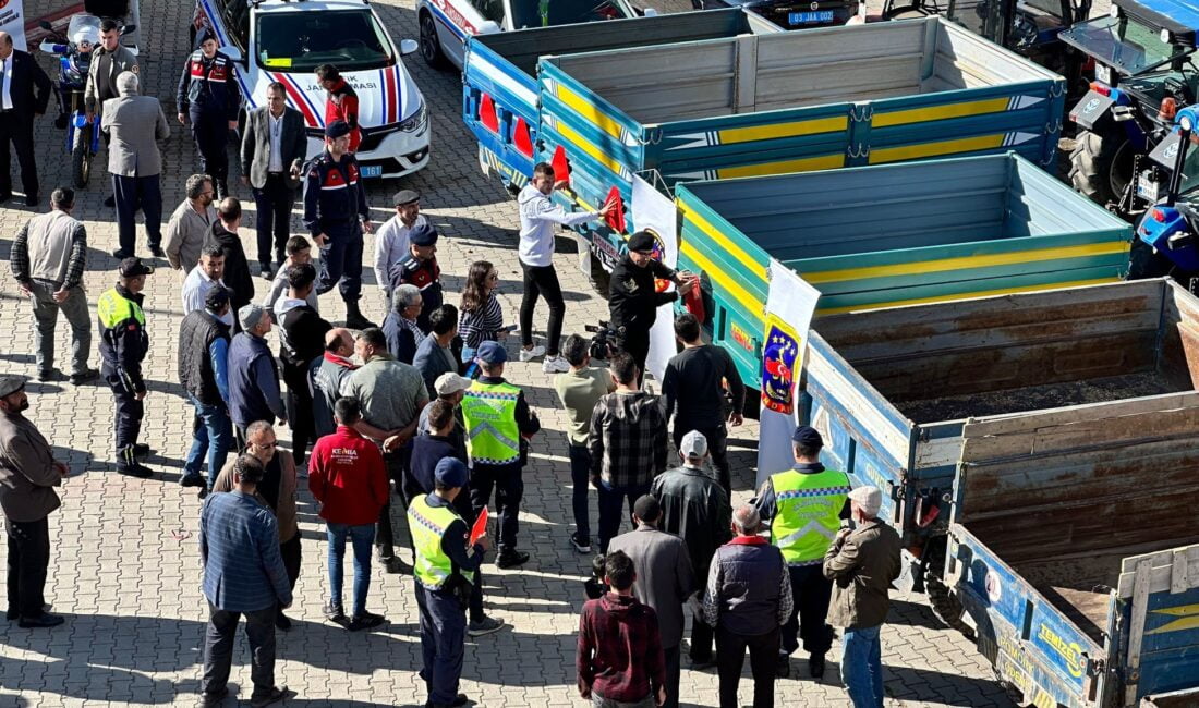 Afyonkarahisar’da jandarma tarafından başlatılan