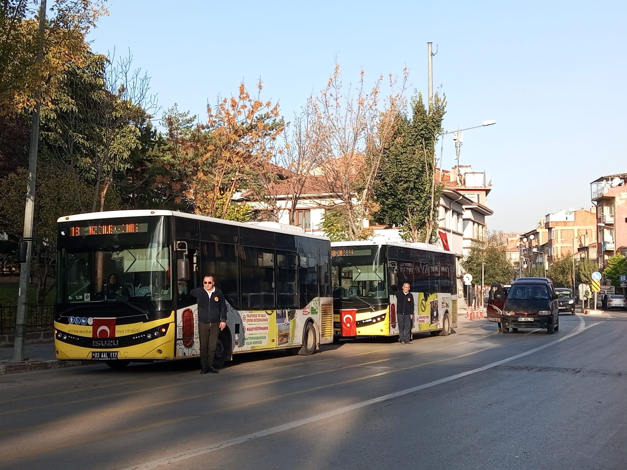 Şoförlerden Atatürk’e büyük saygı