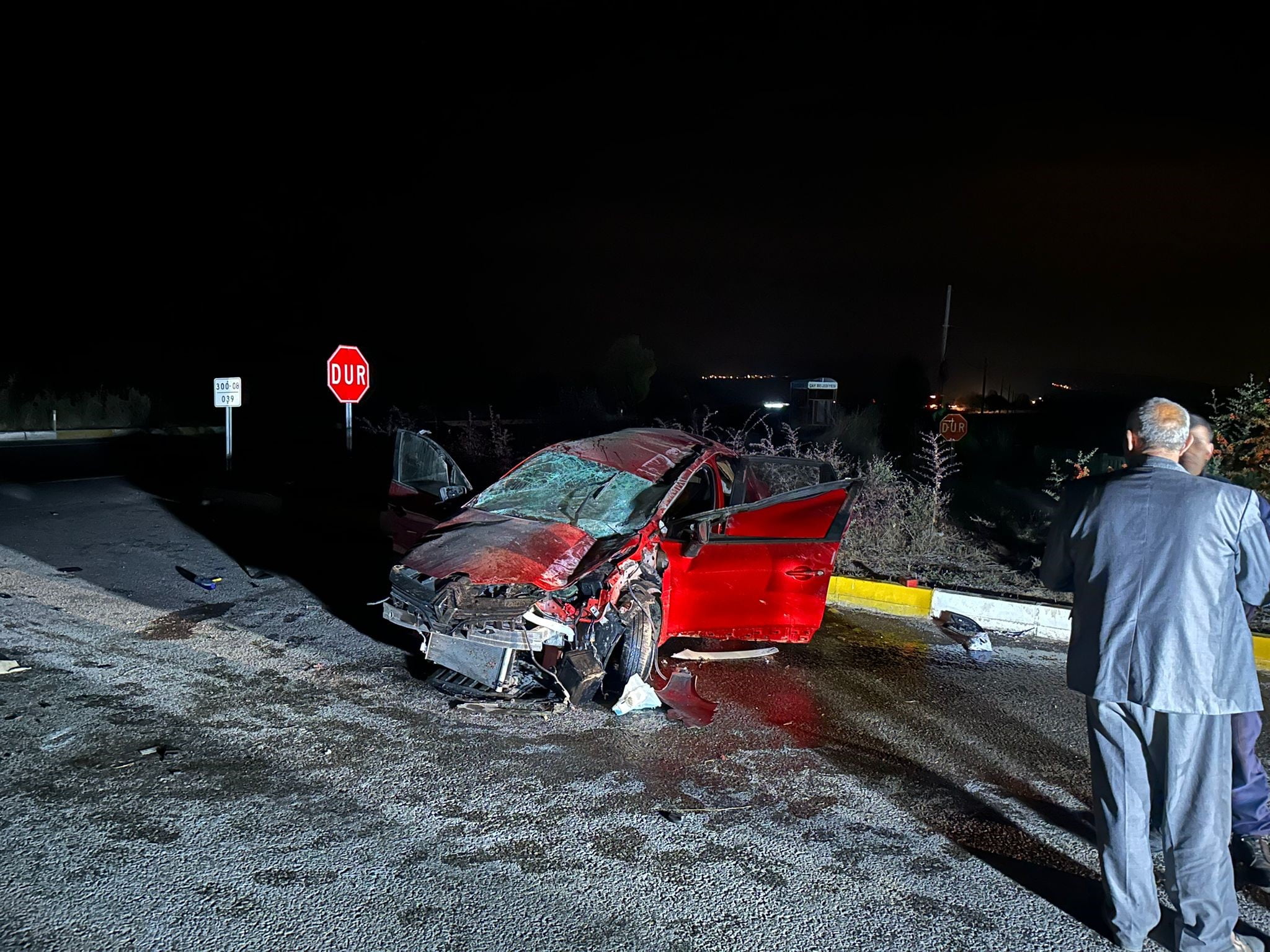 Trafik kazası: Sürücü hayatını kaybetti