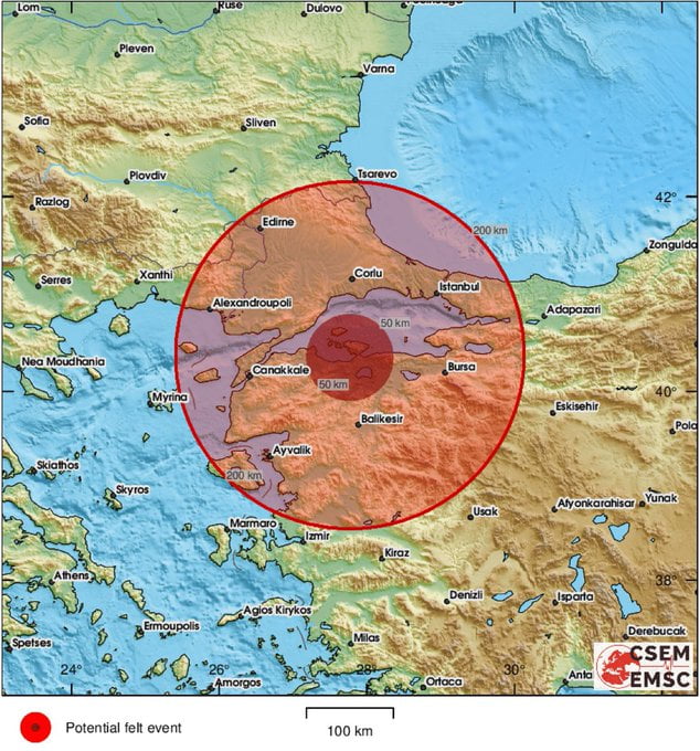 Deprem oldu!