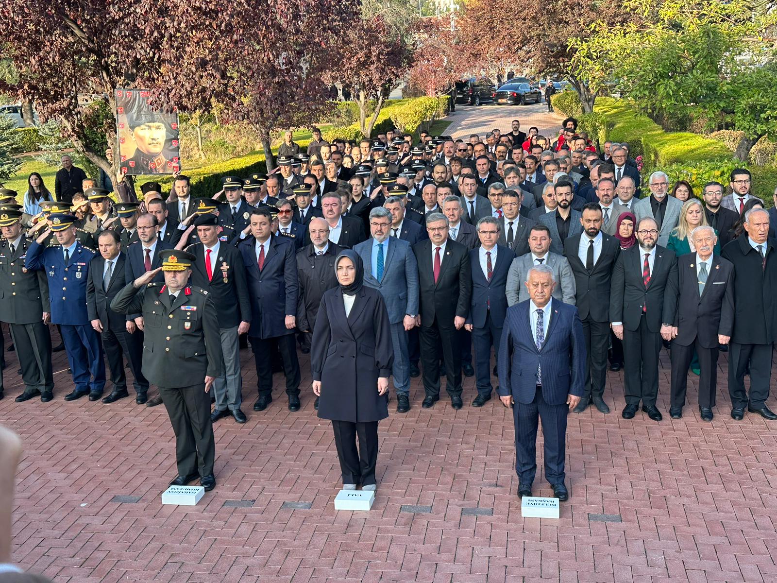 10 Kasım Atatürk’ü Anma Programları Kocatepe Parkı’nda start aldı.