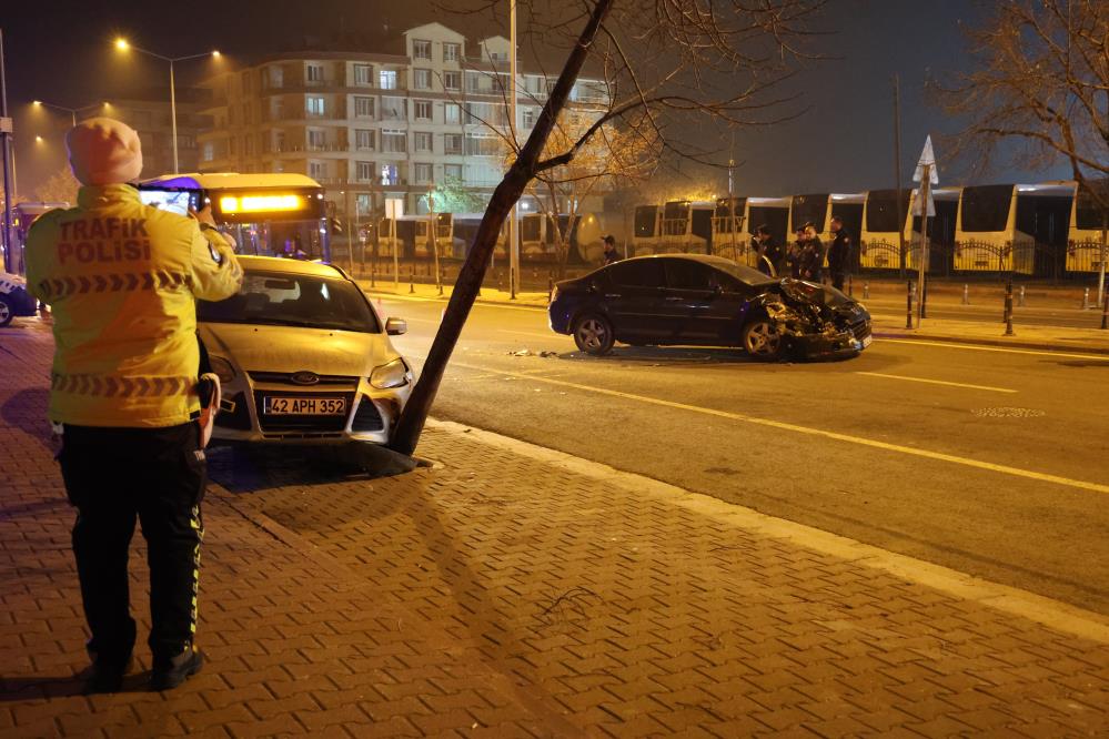 Kaza yapan araç çalıntı çıktı