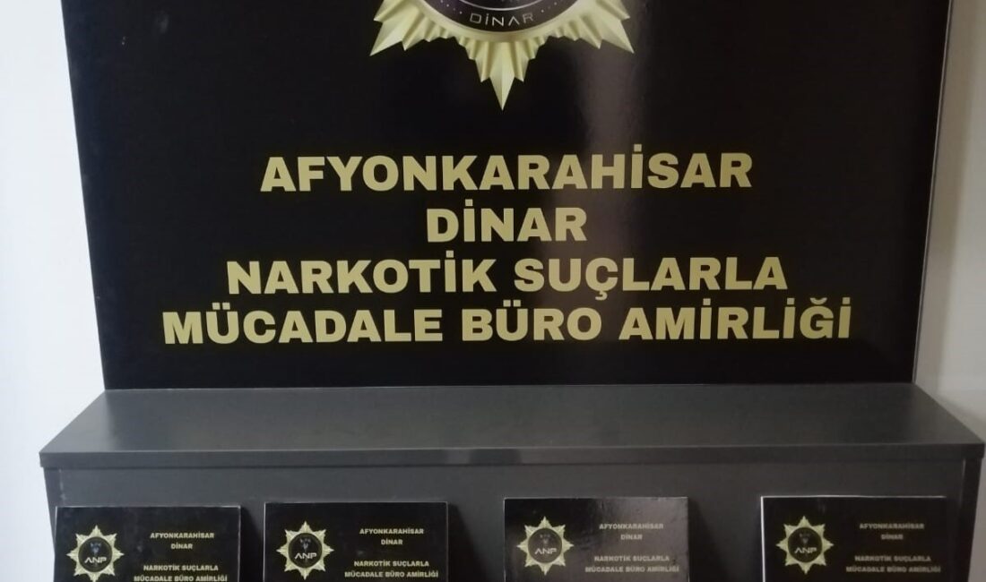 Afyonkarahisar’da polis tarafından uyuşturucu