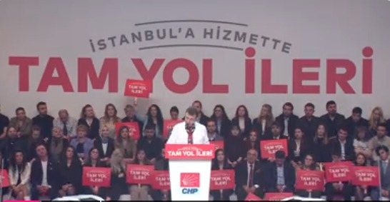 Cumhuriyet Halk Partisi İstanbul’da belediye başkan adayı tanıtım lansmanı düzenleniyor