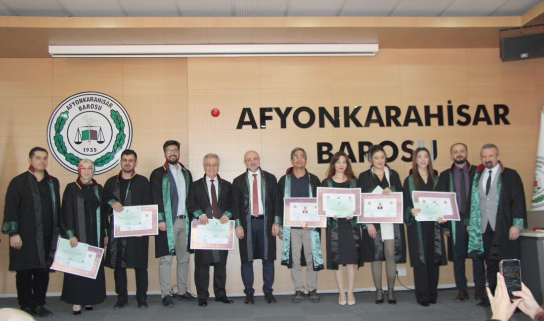 Afyonkarahisar’da 7 genç avukat