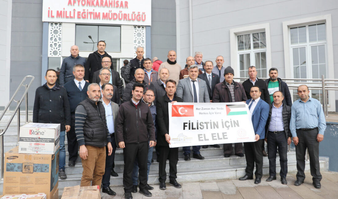 Afyonkarahisar’da Filistinliler için üretilen