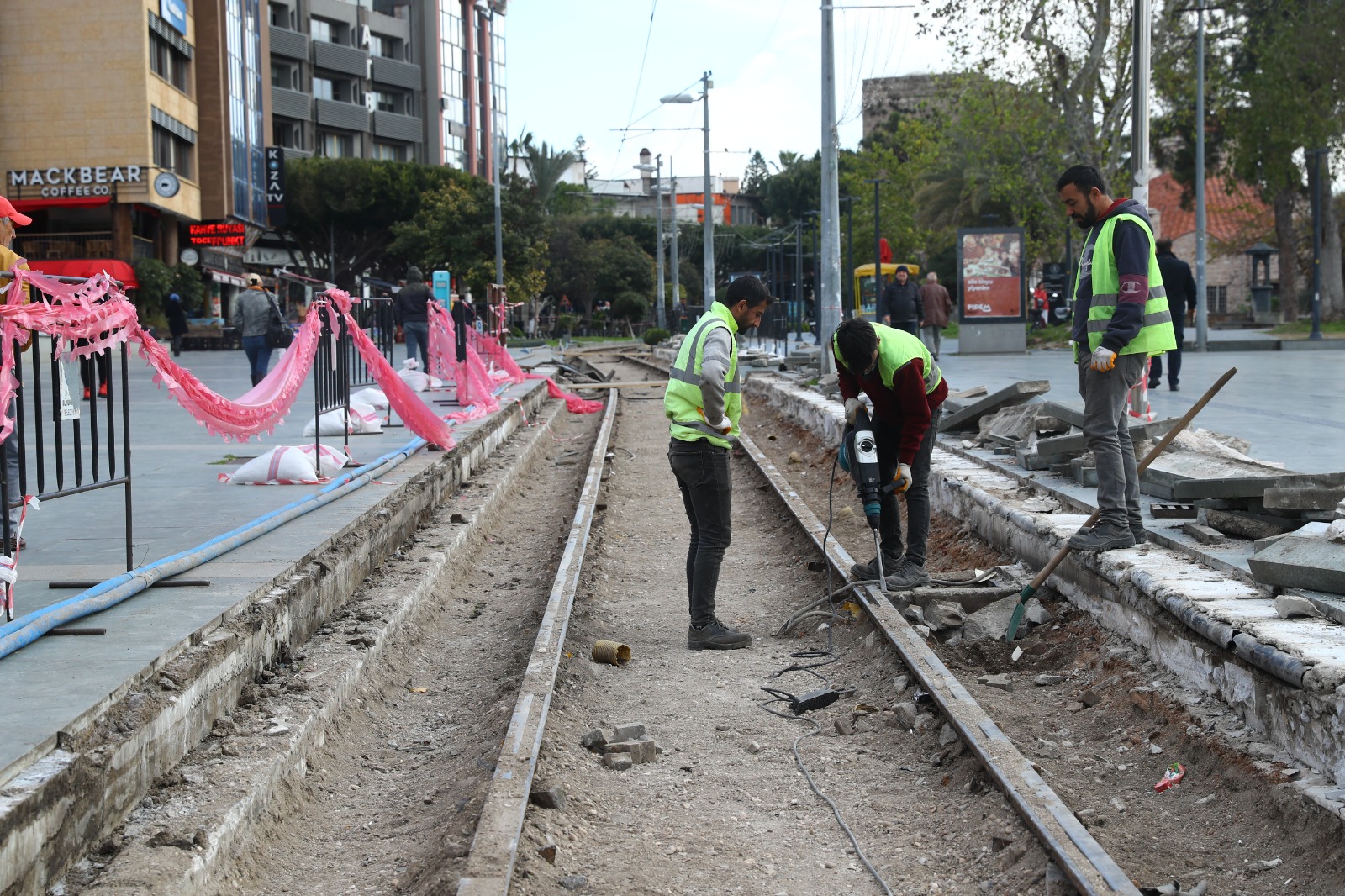 Antalya Nostalji tramvay hattı yenileniyor