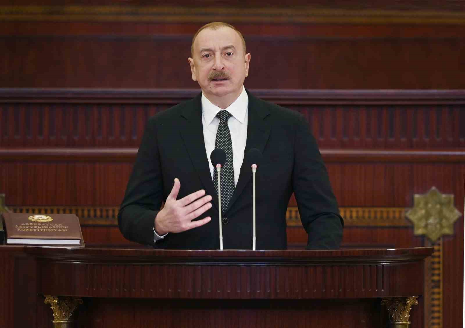 Aliyev: “Bizim Ermenistan topraklarında hiçbir iddiamız yok ama onların da kendi iddialarını geri çekmeleri gerekiyor”