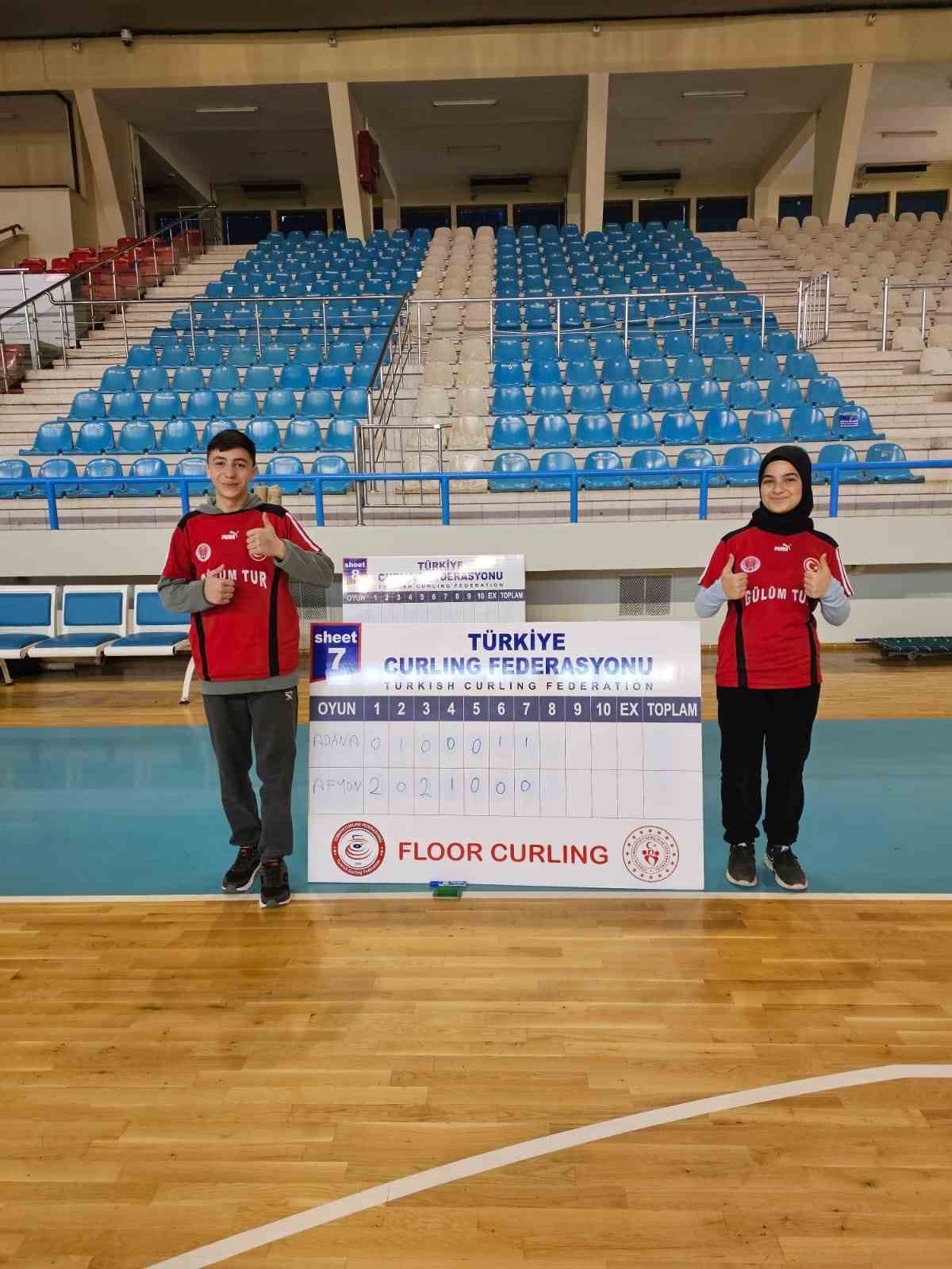 Çay İmam Hatip Ortaokulu Floor Curling’de Türkiye Şampiyonası’na gidiyor