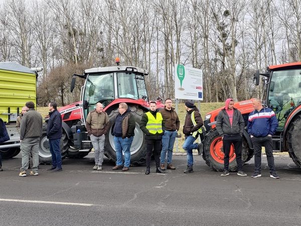 Ukrayna sınırında protesto