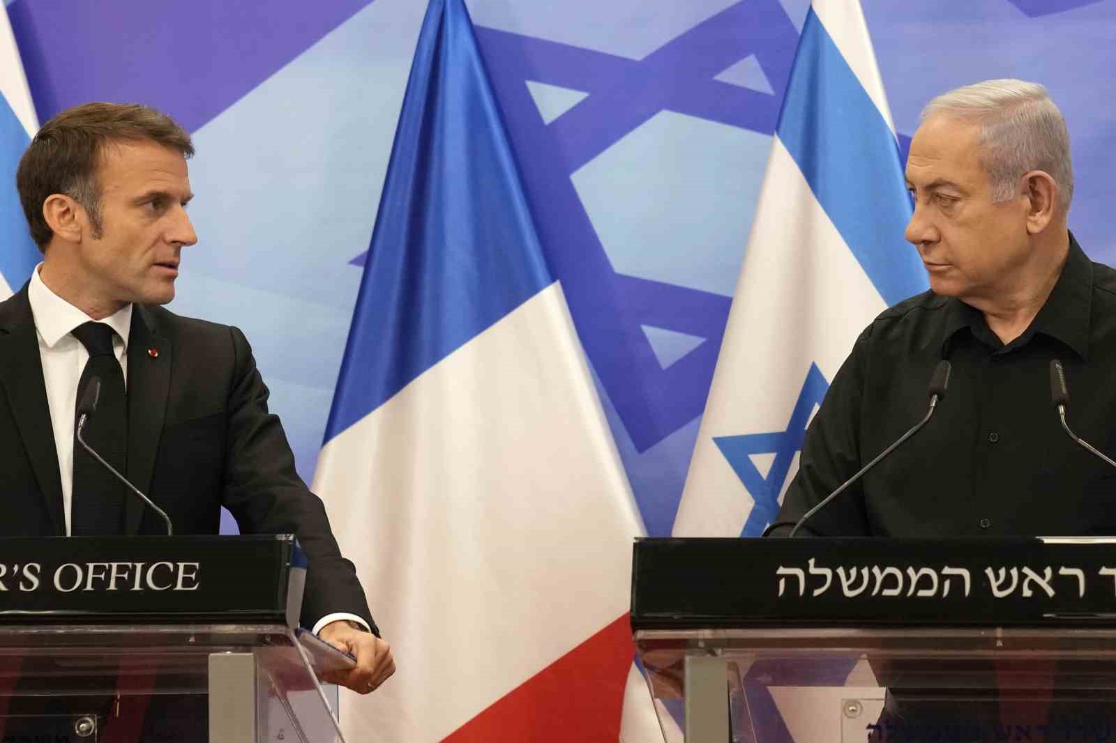 Macron’dan Netanyahu’ya Refah uyarısı