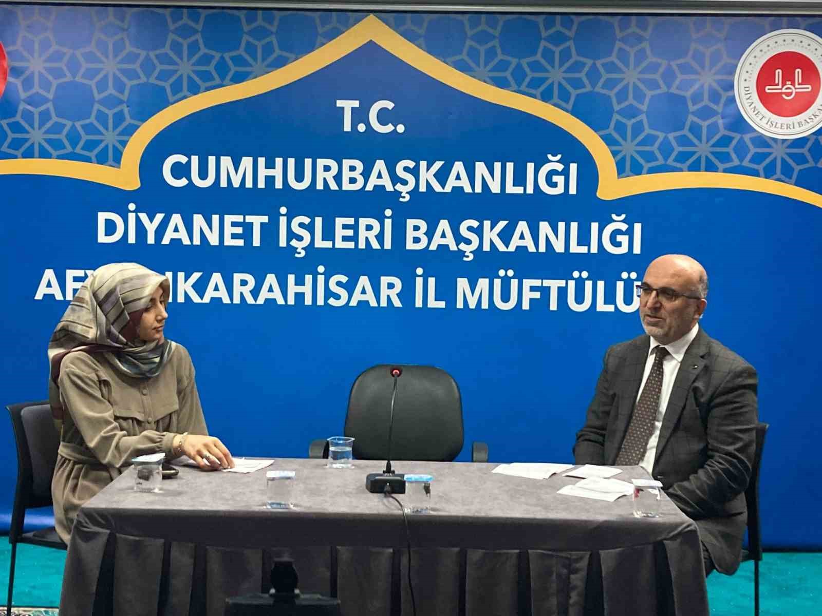 Müftü İmamoğlu, İslam’ın engellilere bakışını anlattı