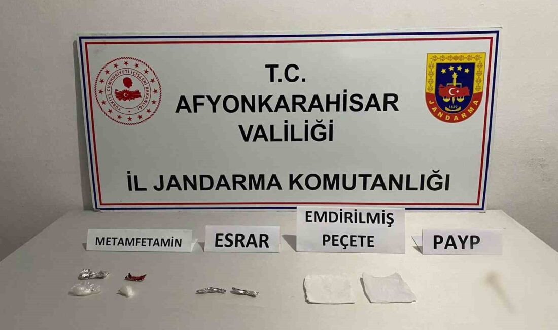 AFYONKARAHİSAR’DA UYUŞTURUCU SATTIKLARI İDDİA