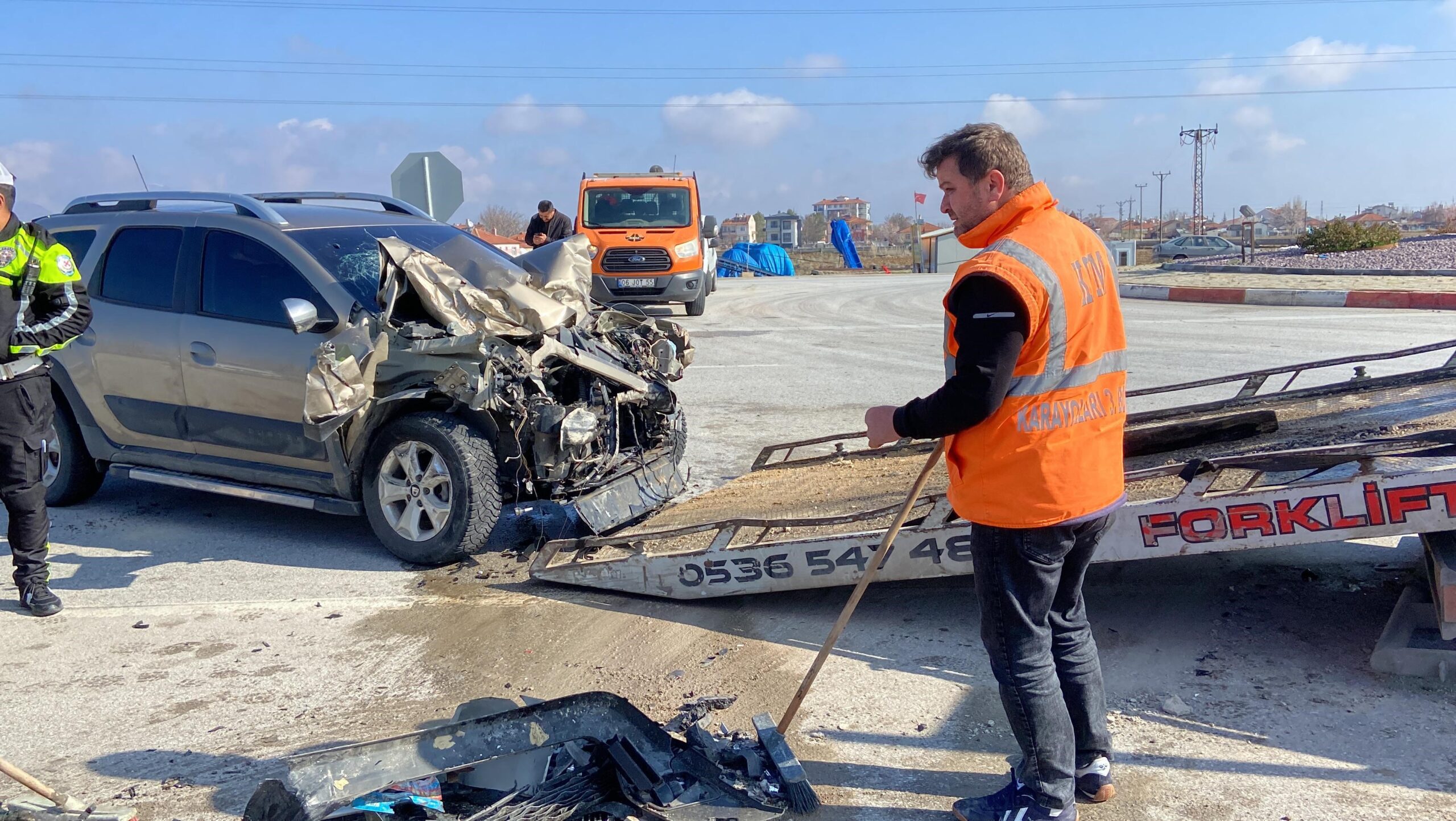 Yürekleri ağza getiren kaza!