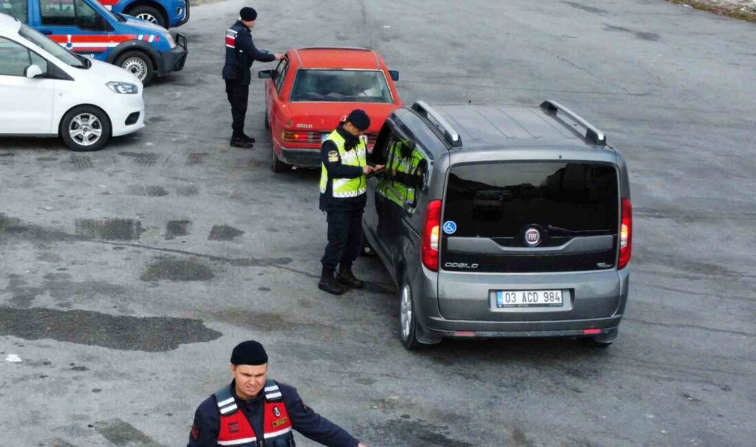 Afyonkarahisar’ın Bolvadin ilçesinde jandarma