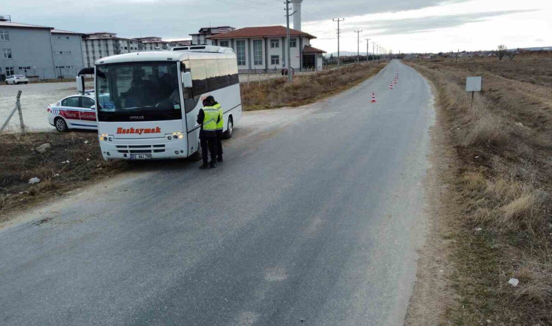 Afyonkarahisar’ın Bolvadin ilçesinde Jandarma