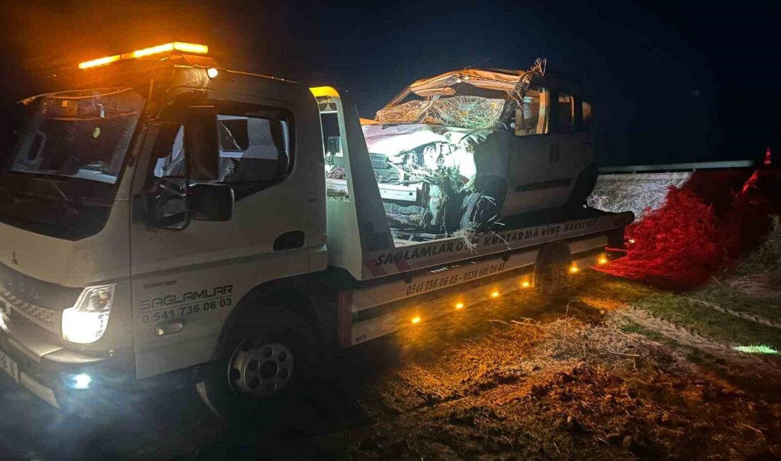 Afyonkarahisar’da kontrolden çıkarak takla