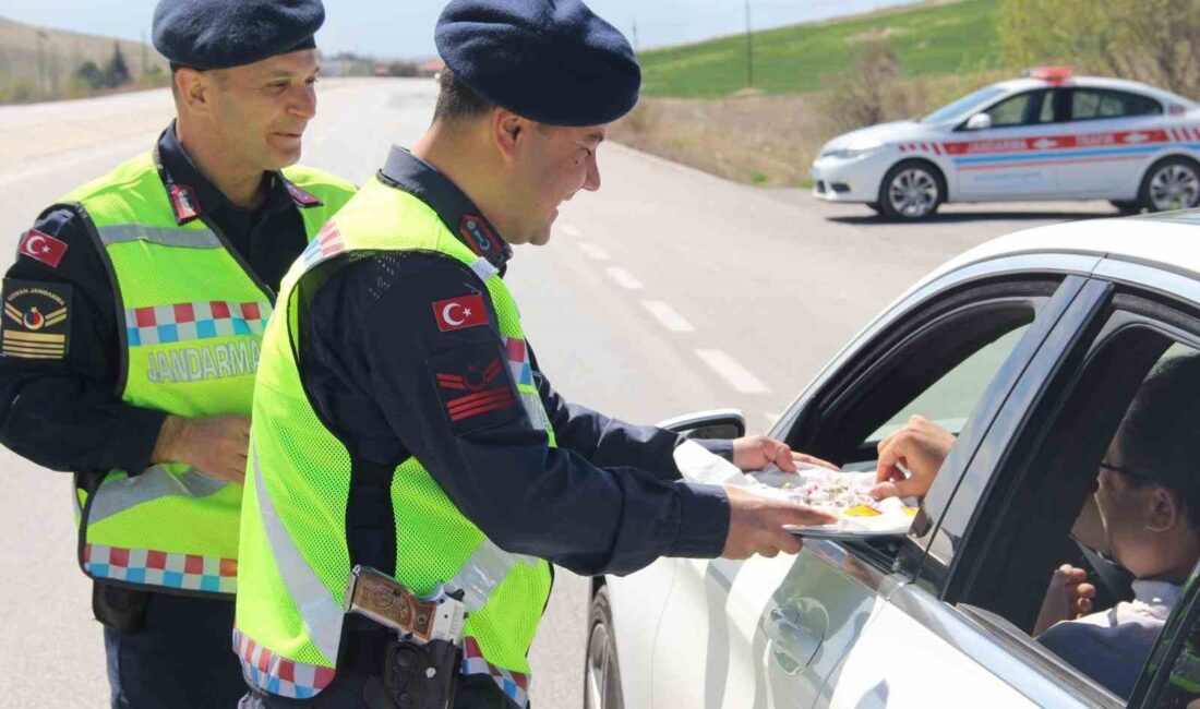 Afyonkarahisar’ın Bolvadin ilçesinde jandarma