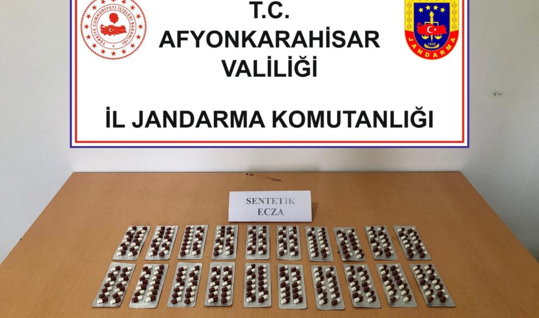 Afyonkarahisar’da jandarma ekipleri, şüpheli