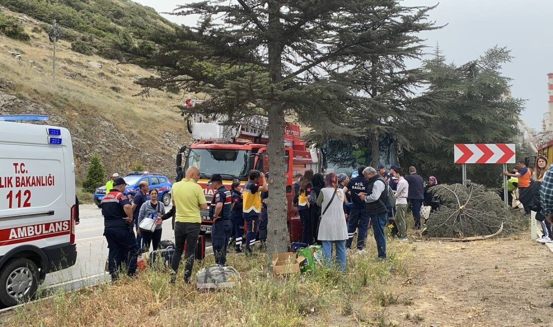 Isparta-Burdur kara yolunda sürücüsünün