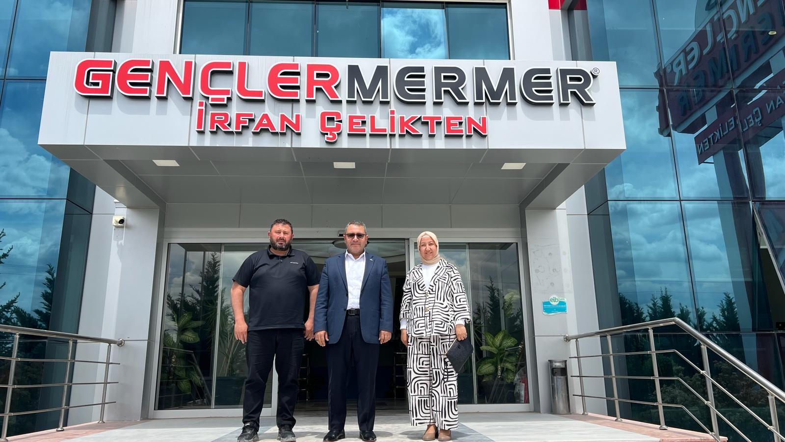 Kılınarslan ve Balaban’dan İş insanı Çelikten’e ziyaret