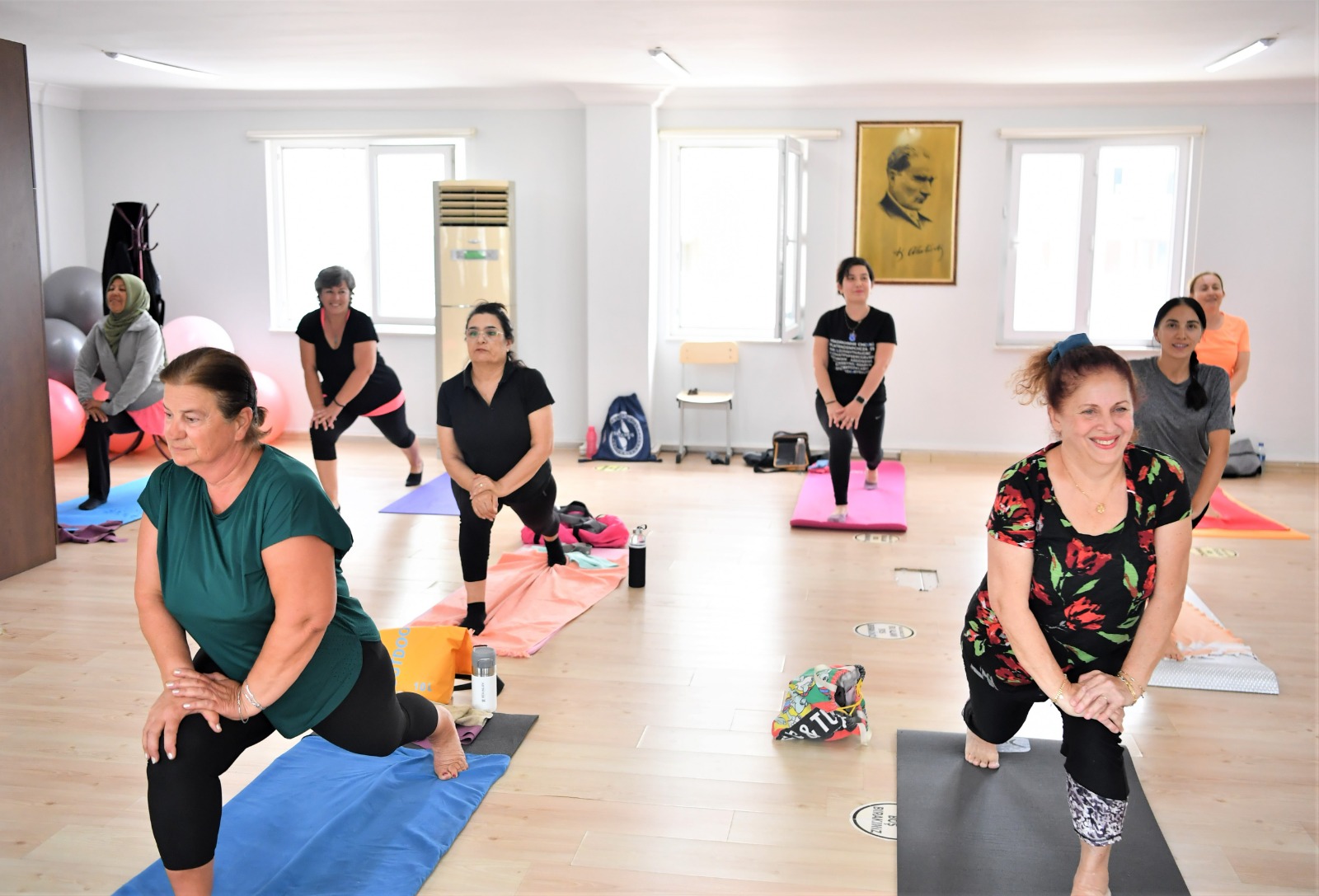 Konyaaltı’nda pilates, yoga ve zumbaya yoğun ilgi