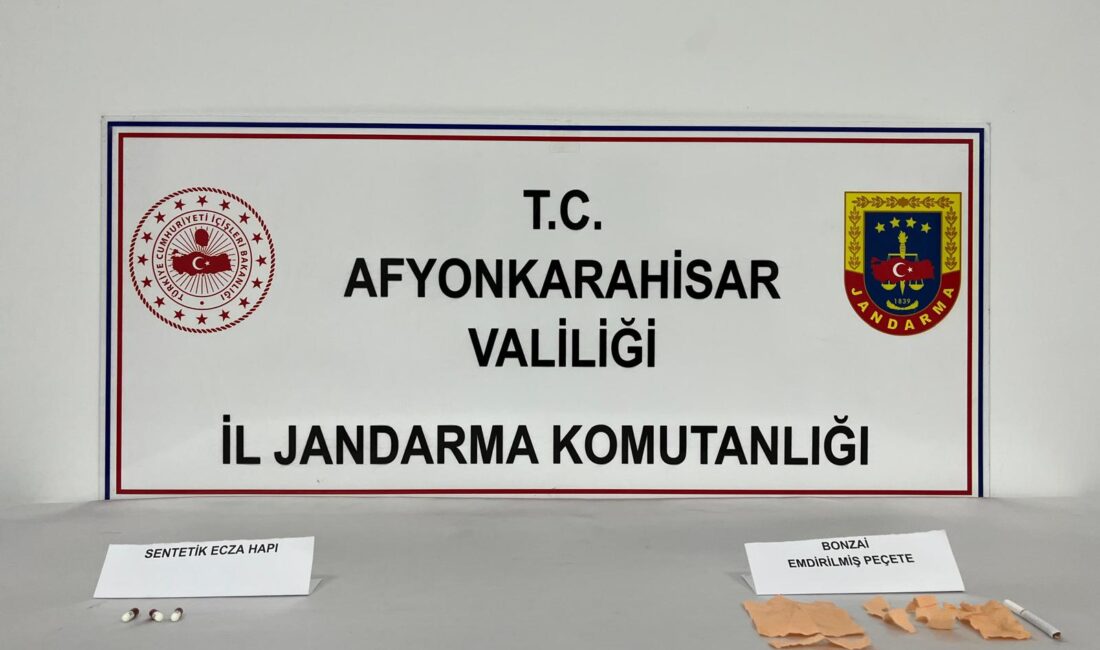 Afyonkarahisar’da jandarma ekipleri, şüpheli