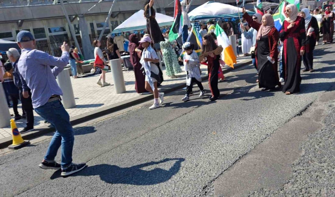 İskoçya’nın başkenti Edinburgh’ta Filistin’e